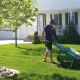 mowing your lawn