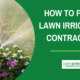 how to find yard irrigation services