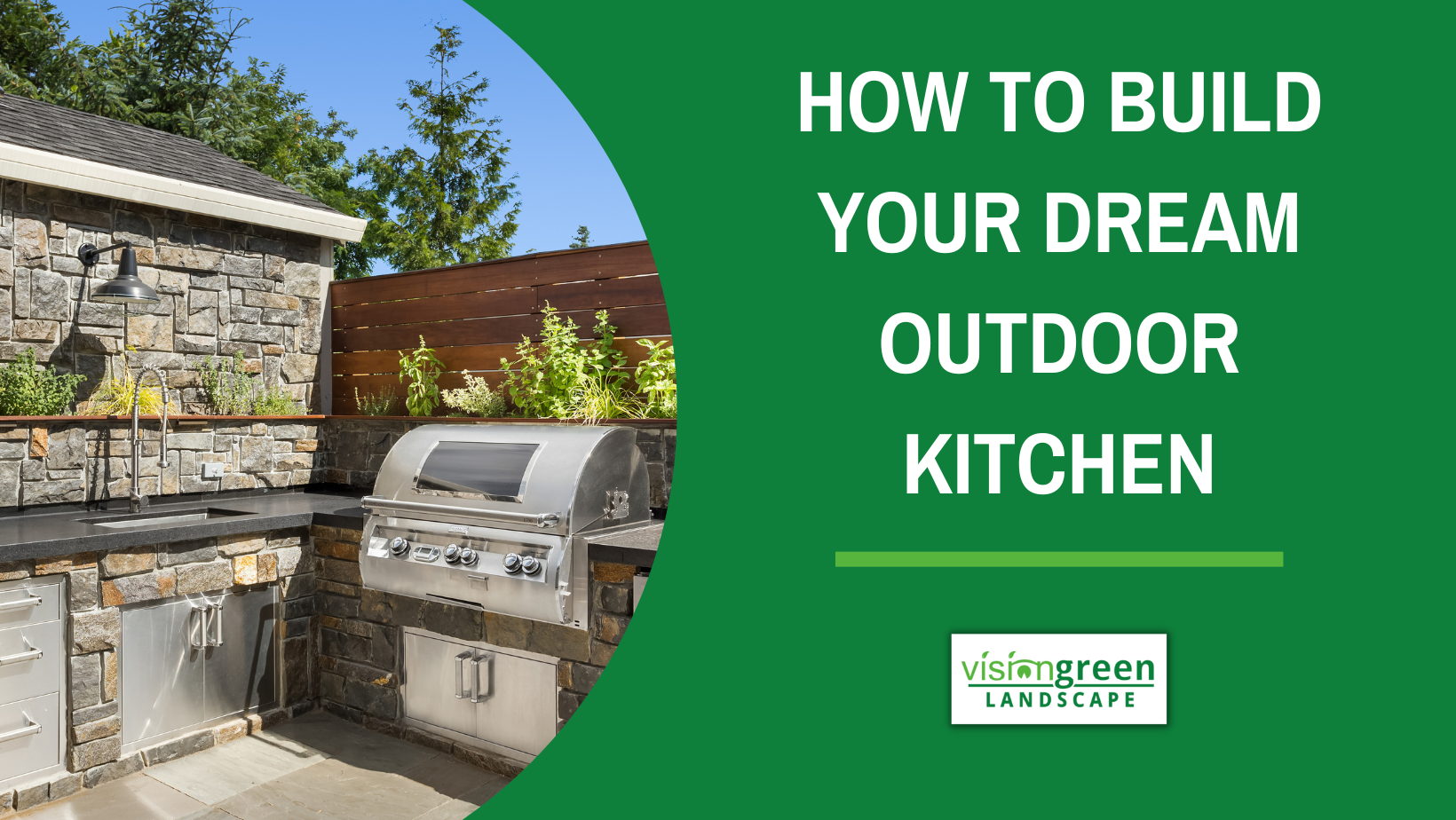 Outdoor Kitchen Contractors in Charlotte, North Carolina Vision Green