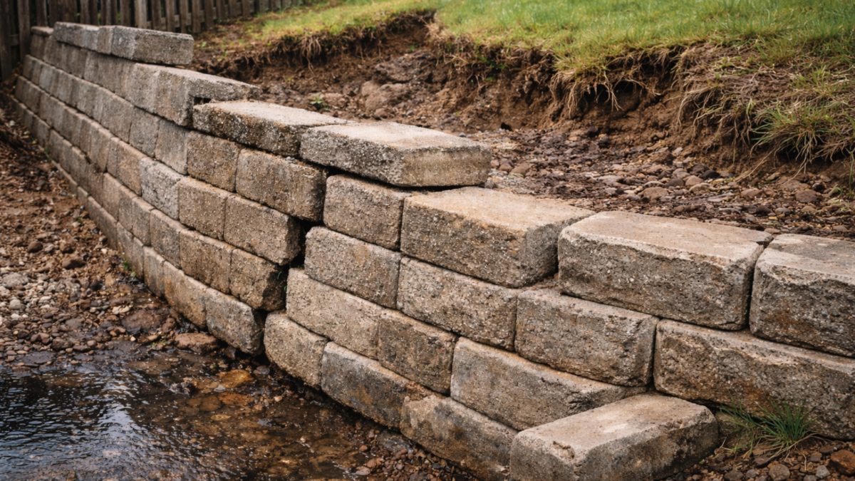 Retaining Wall Repair in Charlotte
