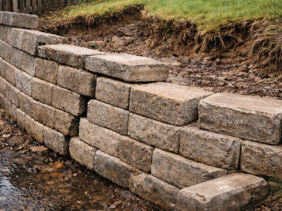Retaining Wall Repair in Charlotte
