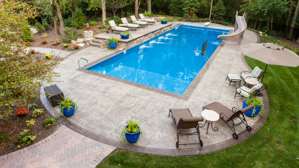 pool paver installation