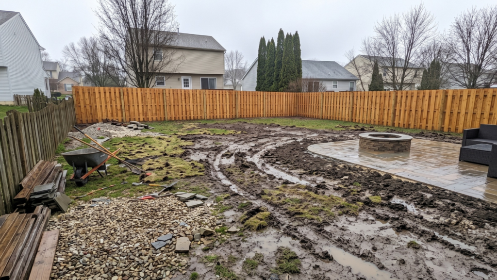 Grading and Lawn Restoration After Charlotte Construction
